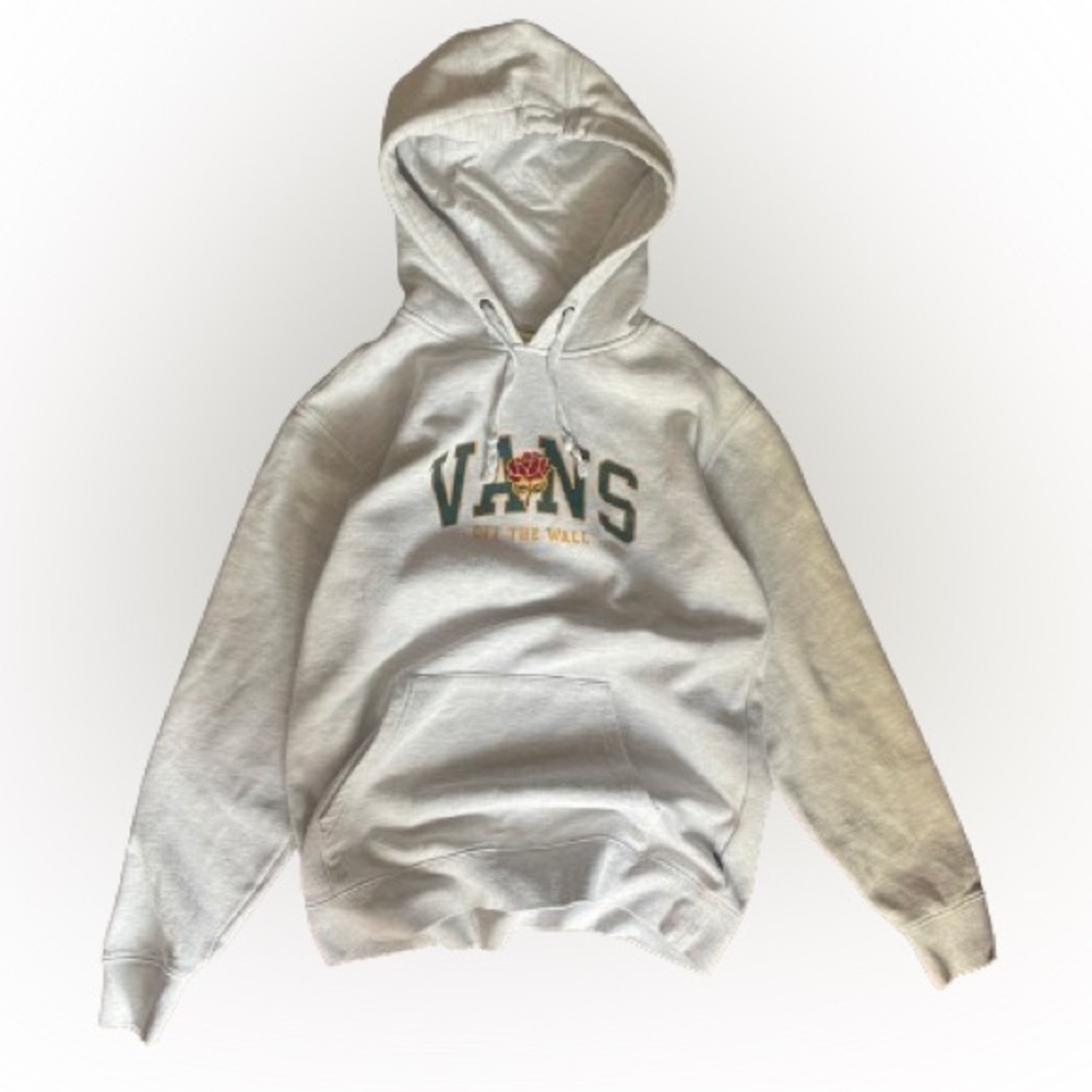 Vintage Vans white rose hoodie